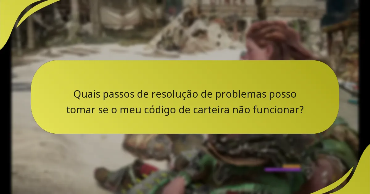 O que posso comprar com códigos de carteira resgatados em Horizon Forbidden West?